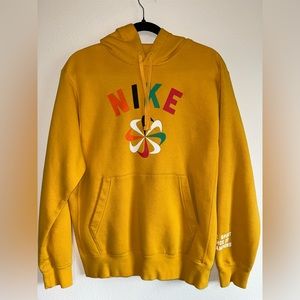 Yellow Nike Hoodie, Small.